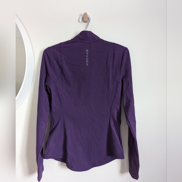 NWT Spyder Active purple track jacket, Small - Picture 3 of 15